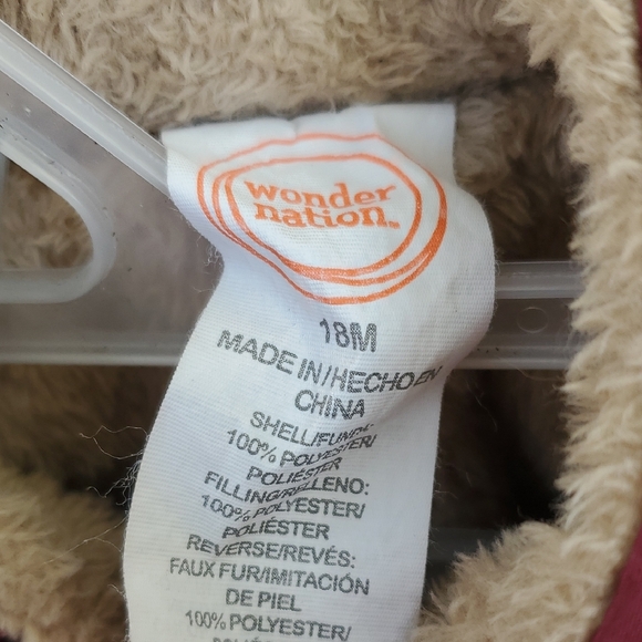 Wonder Nation Plaid Puffer Vest for Toddlers 18 Months 🌏5/$10🌏 - Picture 2 of 6